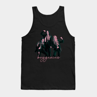 boygenius | Pink Comic Style Tank Top